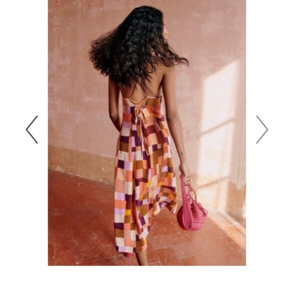 Sezane Edition Alosie Slip Dress Silk Kinsley Size 34 (2) - Picture 4 of 13